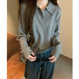 襟付きボタンでニットセーター | Ulysses | 詳細画像2 