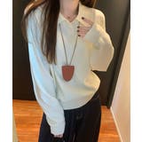 襟付きボタンでニットセーター | Ulysses | 詳細画像3 