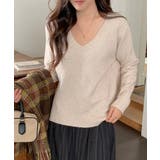 ベージュ | Vネックニットセーター | Ulysses