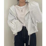 ライトグレー | フード付きジップスドローストリングジャケット | Ulysses