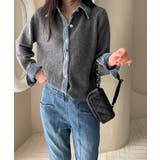 ボタンダウン切り替えボタンでニットトップス | Ulysses | 詳細画像2 