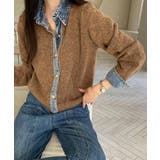 ボタンダウン切り替えボタンでニットトップス | Ulysses | 詳細画像6 