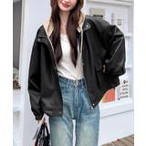 フード取り外せ合成皮革ジャケット | Ulysses | 詳細画像2