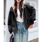 フード取り外せ合成皮革ジャケット | Ulysses | 詳細画像3