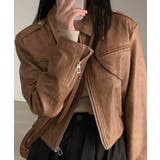 キャメル | 襟付きジップスPUレザージャケットジャケット | Ulysses