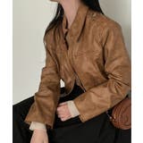 襟付きジップスPUレザージャケットジャケット | Ulysses | 詳細画像3