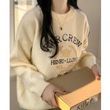 クルーネック刺繍ニットトップス | Ulysses | 詳細画像1 