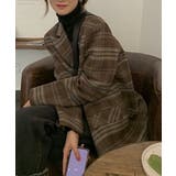 ポケットボタンでチェック柄スーツジャケット | Ulysses | 詳細画像1 