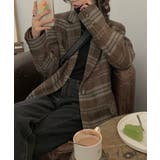 ポケットボタンでチェック柄スーツジャケット | Ulysses | 詳細画像3 