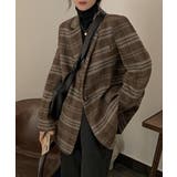 ポケットボタンでチェック柄スーツジャケット | Ulysses | 詳細画像9 