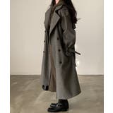 ダブルブレストリボンコート | Ulysses | 詳細画像3