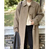 ベージュ | シングルブレストポケットリボンコート | Ulysses