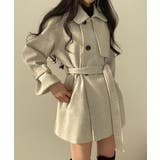 ライトグレー | ボタンでドローストリングメルトンジャケット | Ulysses