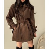 ブラウン | ボタンでドローストリングメルトンジャケット | Ulysses