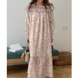 ボートネックフリル長袖ワンピース | Ulysses | 詳細画像1 