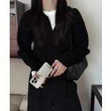 Vネックニット長袖トップス | Ulysses | 詳細画像1 