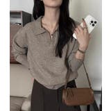 Vネックニット長袖トップス | Ulysses | 詳細画像4 