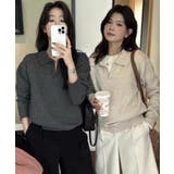 Vネックニット長袖トップス | Ulysses | 詳細画像6 