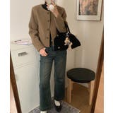 クルーネックボタンでメルトンジャケット | Ulysses | 詳細画像4 