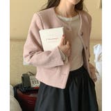 クルーネックボタンでメルトンジャケット | Ulysses | 詳細画像6 