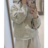 ハーフネックボタンでドローストリングニットトップス | Ulysses | 詳細画像1