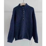 ハーフネックボタンでドローストリングニットトップス | Ulysses | 詳細画像3