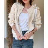 ダブルジップスタンドカラーニットトップス | Ulysses | 詳細画像1 