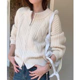 ダブルジップスタンドカラーニットトップス | Ulysses | 詳細画像2 