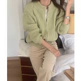 ダブルジップスタンドカラーニットトップス | Ulysses | 詳細画像6 