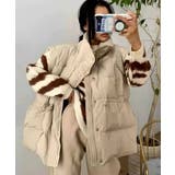 モカ | スタンドカラージップスドローストリングファーベスト | Ulysses