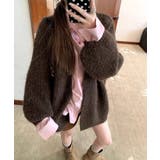 ダークブラウン | パフスリーブカーディガンジャケット | Ulysses