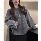 クルーネックフレア袖ニットトップス | Ulysses | 詳細画像3