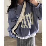 パープル | クルーネック長袖トップス | Ulysses