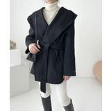 フード付きベルト付きメルトンジャケット | Ulysses | 詳細画像2 