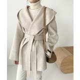 フード付きベルト付きメルトンジャケット | Ulysses | 詳細画像3 