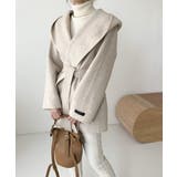 フード付きベルト付きメルトンジャケット | Ulysses | 詳細画像4 