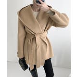 フード付きベルト付きメルトンジャケット | Ulysses | 詳細画像6 