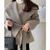 襟付きベルト付きメルトンジャケット | Ulysses | 詳細画像4 