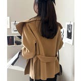 襟付きベルト付きメルトンジャケット | Ulysses | 詳細画像7 