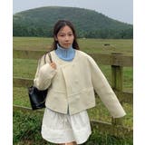 ノーカラーボタンでメルトンジャケット | Ulysses | 詳細画像1 