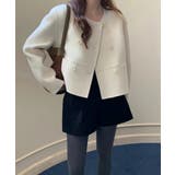 ノーカラーボタンでメルトンジャケット | Ulysses | 詳細画像3 