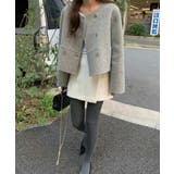 ノーカラーボタンでメルトンジャケット | Ulysses | 詳細画像6 