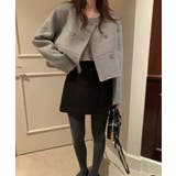 ノーカラーボタンでメルトンジャケット | Ulysses | 詳細画像7 