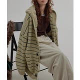 フード付きボーダー柄ニットジャケット | Ulysses | 詳細画像4