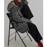 フード付きボーダー柄ニットジャケット | Ulysses | 詳細画像8