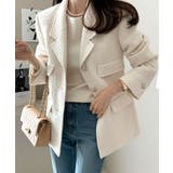 レギュラーカラーシングルブレストツイードスーツジャケット | Ulysses | 詳細画像2 