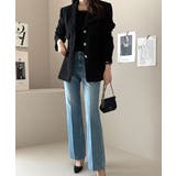 レギュラーカラーシングルブレストツイードスーツジャケット | Ulysses | 詳細画像6 