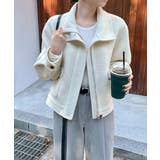 オフホワイト | スタンドカラージップスジャケット | Ulysses