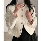 ノーカラーシングルブレストメルトンジャケット | Ulysses | 詳細画像2 