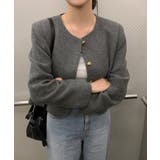 ノーカラーシングルブレストメルトンジャケット | Ulysses | 詳細画像6 